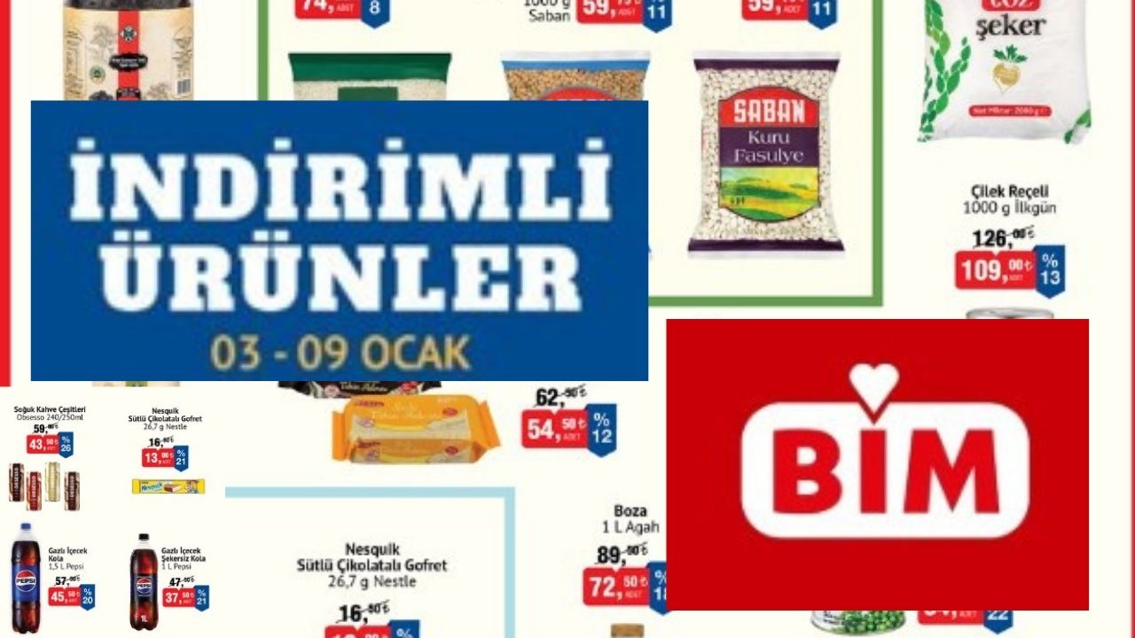 BİM’de Temel Gıdada Büyük İndirim! 3–9 Ocak Fiyatları Dikkat Çekti